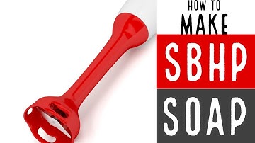 Stick Blender Hot Process Soap Making from Start to Finish