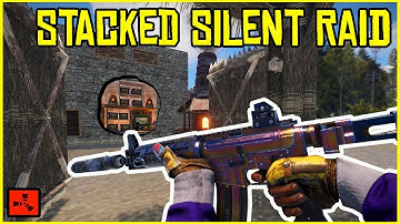 Silent Raiding Into A STACKED COMPOUND Main BASE! - RUST