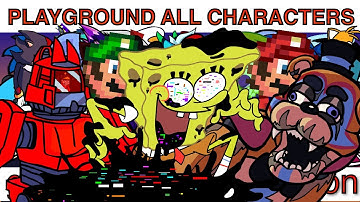 FNF Character Test | Gameplay VS My Playground | ALL Characters Test
