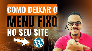 👉🏻 Como deixar  o menu Fixo | Wordpress + Elementor