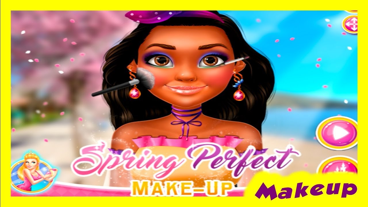 Spring Perfect Makeup. Makeup games for girls. YouTube