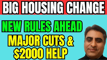 Enorme update Sectie 8: voorgestelde bezuinigingen voor 2026 en aangekondigde nieuwe huisvestings...