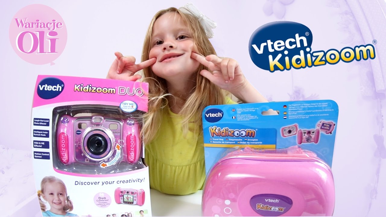 VTech KidiZoom Duo Różowy Aparat Dziecięcy i Torebka! Pink Camera and Case  Review! UNBOXING! 