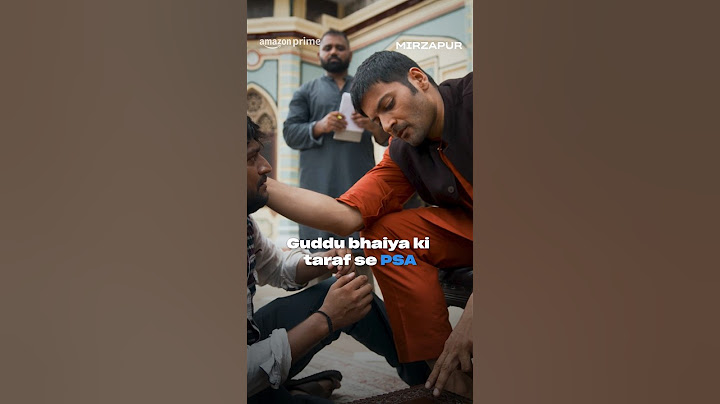 Guddu Bhaiya 🔥 | Mirzapur Season 3 | #primevideoindia