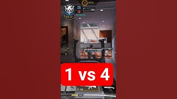 1 vs 4 to capture and defend hardpoint with XM4