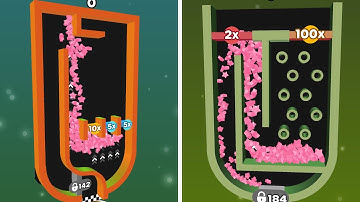 Split Balls 3D - All Levels Gameplay Android, iOS