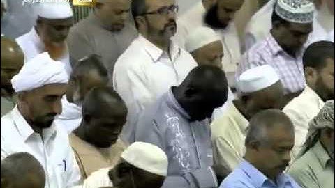 صلاة المغرب من المسجد الحرام 2-1-1437 الشيخ عبدالرحمن السديس تلاوة من سورة الحجر