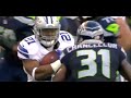 Ezekiel Elliott Meets Kam Chancellor Head On