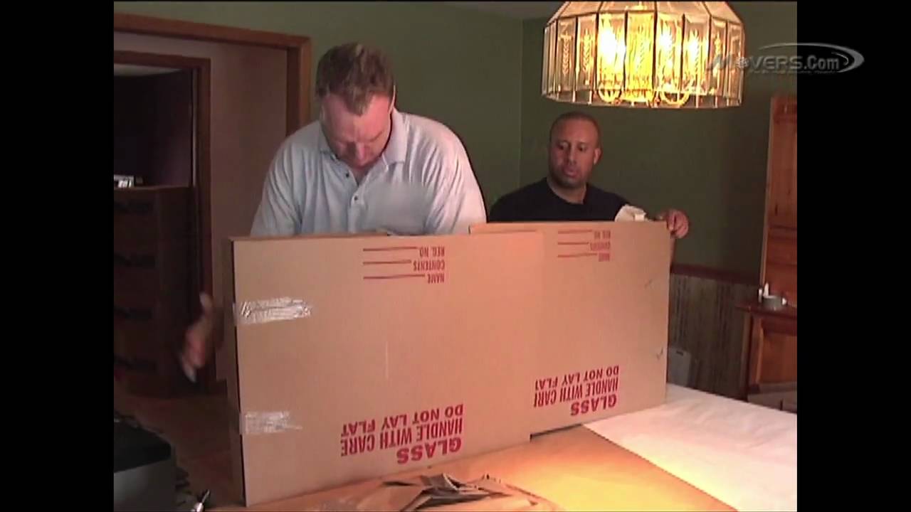 How to Pack Picture Frames & Mirrors - YouTube