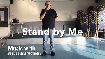 ABSOLUTE BEGINNER LINE DANCE LESSON 42 - Stand by Me - Part 2 - Music with verbal instruction