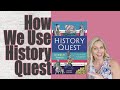 How we use history quest  secular history  middle times  pandia press history quest  elementary