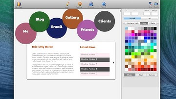 Drag and move groups of objects using HTML Egg for Mac