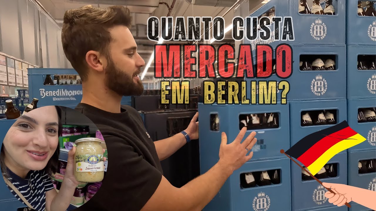 Quanto Custa Fazer Compras no Mercado em Berlim? 💶🍎 (com valores!!)
