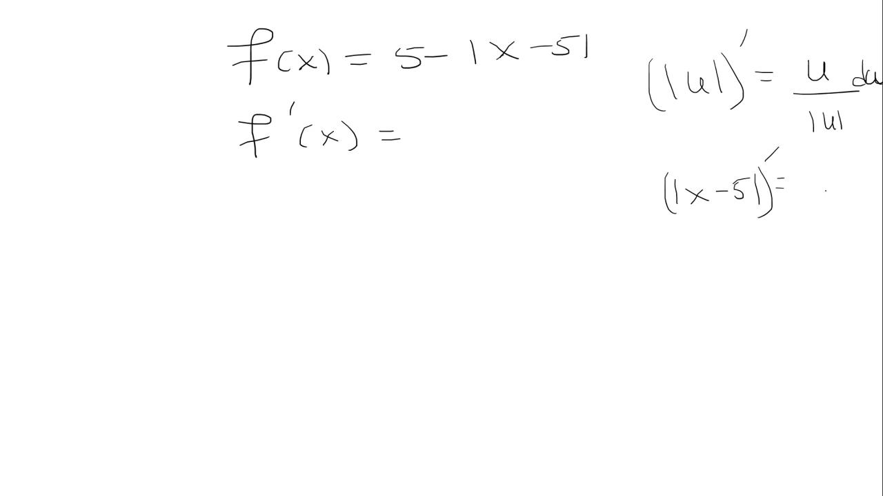 Derivative Of 5 x 5 YouTube Derivative Of 5 x 5 YouTube