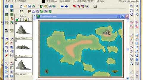 Part E: Overland Mapping with Campaign Cartographer - Adding Mountains with the Symbols Function