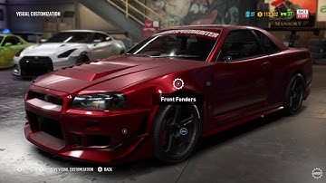 Need For Speed Payback: Nissan Skyline GT-R V-spec (1999) Customization