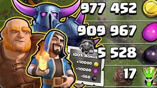 I ❤ HAMMER OF HEROES! - HUGE GIWIPE LOOT! - Free to Play TH10 -