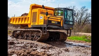 Mud Is No Match for Terramac RT14R Rotating Crawler Carrier - Tarrant Regional Water District