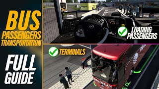 How to Install Bus Passengers, Bus Terminals and Buses in ETS2 | Crash fixed full in-depth guide