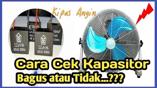 Cara Mengukur Kapasitor Kipas Angin dengan Multitester Digital