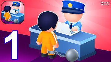 Police Station - Gameplay Walkthrough Part 1 Stickman Idle Police Station Manager (iOS, Android)