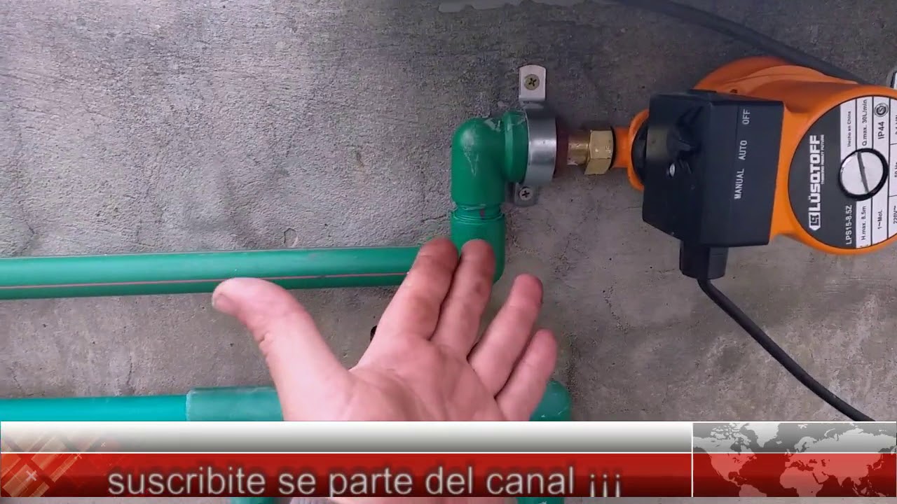 BOMBA PRESURIZADORA! 💧🚿 Cómo aumentar la presión de agua