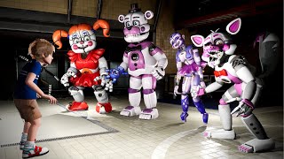 All Animatronic Got Upgraded to Funtime [FNAF Security Breach]