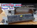 Paper jam in cartridge area || Hp laserjet M501 printer paper jam problem