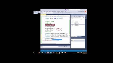 C# Classes and Objects - Properties