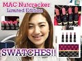 Mac Nutcracker Limited Edition SWATCHES!!!