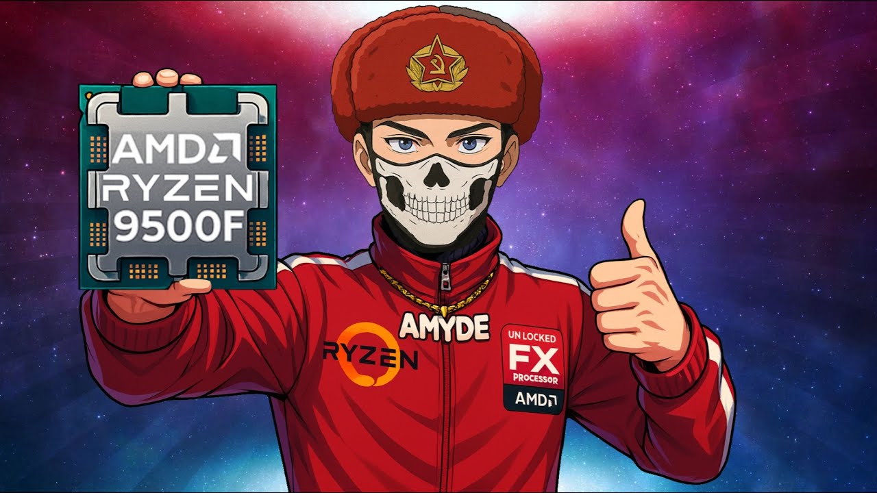 Является ли Ryzen 9500f достойной заменой для 7500f? Сравнительный тест: 7500f против 9500f проти...