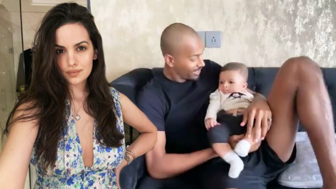 Daddy Pandya Playing With Little Agastya Pandya As Mom Natasa Stankovic  Watches #hardikpandya