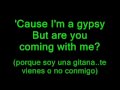 gypsy - shakira ** with lyrics** English and spanish too