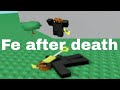 Roblox fe script showcase  fe after death fling fluxus