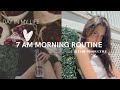 my 7am morning routine | productivity | motivation | healthy habits | gut health | positive energy |