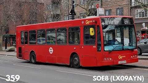 *Kickdown + Withdrawn* Go-Ahead London | Route 359 | Optare Esteem (ADL E200 Dart) | LX09AYN (SOE8)