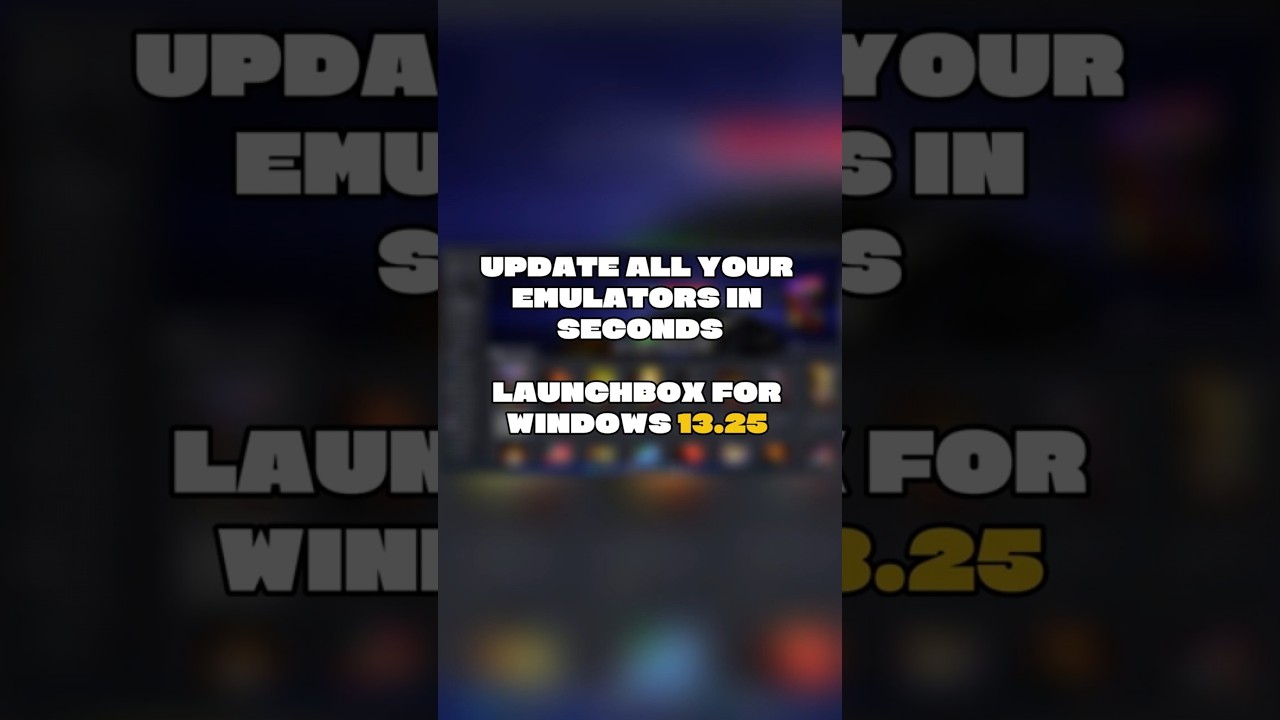 Обновите все свои эмуляторы одним щелчком мыши!