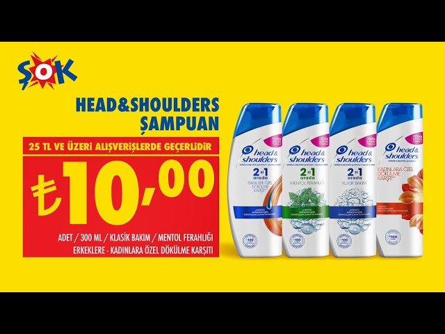 Head & Shoulders Şampuan hem Şok'ta, hem de Cepte Şok'ta #ŞOKUcuz. - YouTube