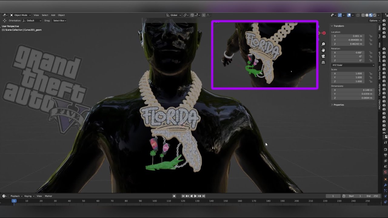 Making A Realistic Chain In GTA 5 RP FiveM Making Pendants Chains Making A Realistic Chain In GTA 5 RP FiveM Making Pendants Chains