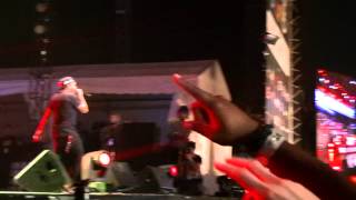 Pusha T suicide live at Blohk Party 2013 with Pharrell Williams on stage