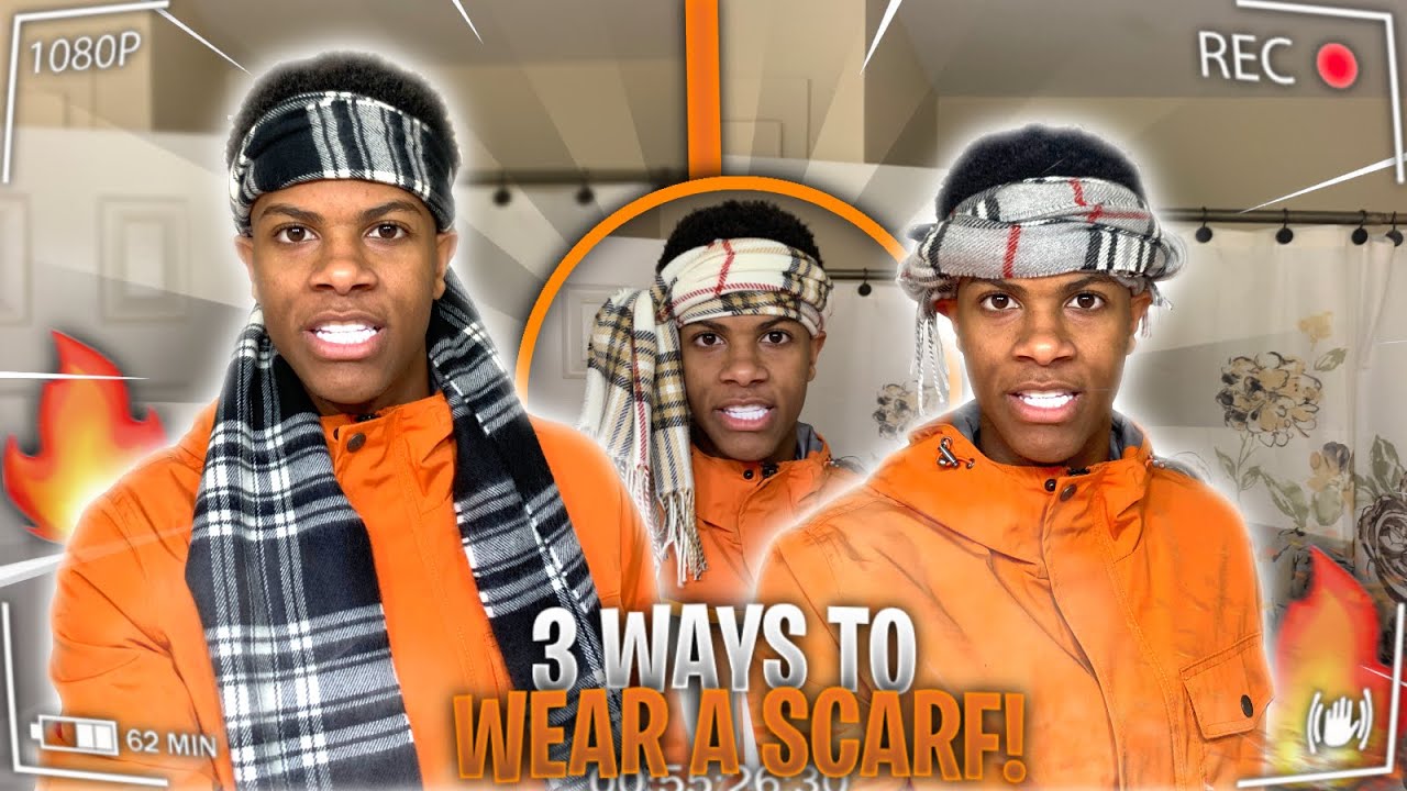 How to Tie a Scarf on your head ☢️