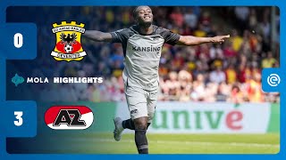 AZ FORMATO EUROPA | G.A. EAGLES vs AZ ALKMAAR 0-3 | HIGHLIGHTS | EREDIVISIE | MOLA TV