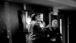 Jessie j and Cyndi Lauper singing "girls wanna have fun" love in Republic Records karaoke NYC