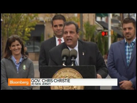 New Jersey Governor Chris Christie confronts heckler