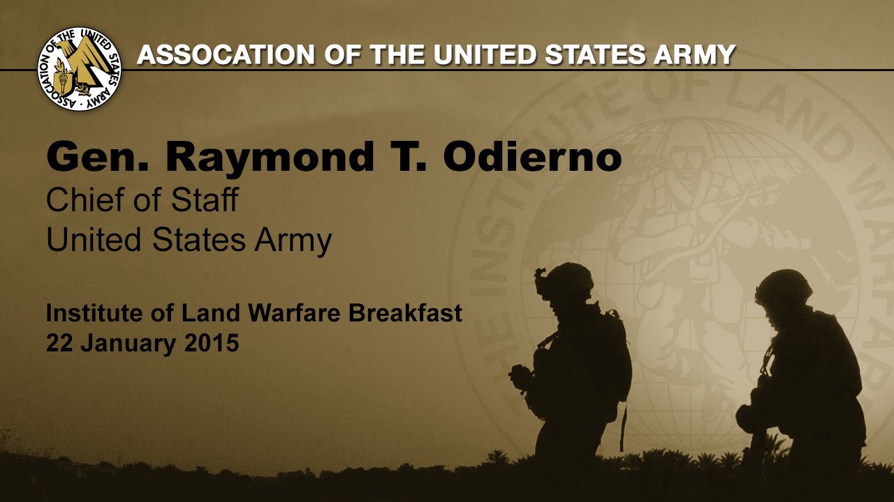 ILW Breakfast - Gen. Raymond Odierno - Chief of Staff, U.S. Army