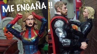 THOR engaña a CAPITANA MARVEL !!