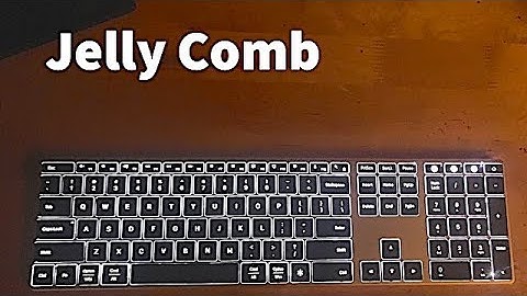 Wireless Backlit Keyboard By Jelly Comb! Great For iMac! Model K62B-3