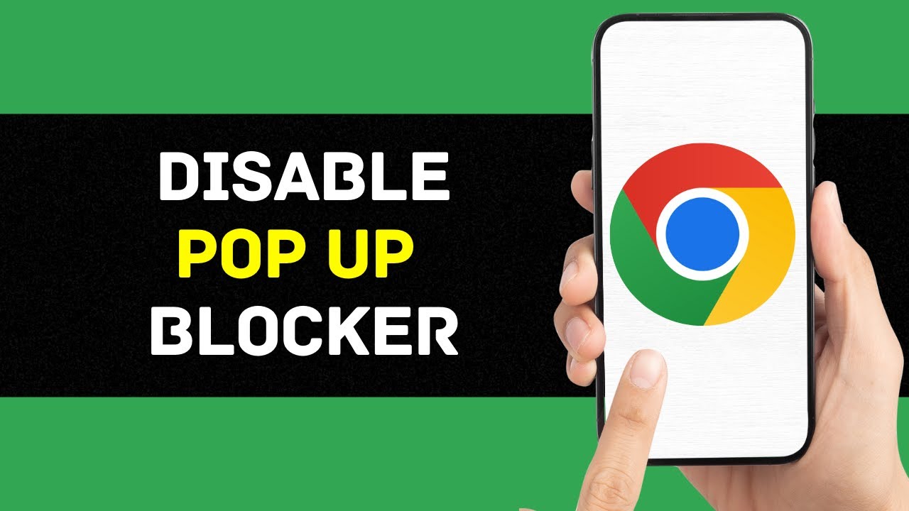How To Disable Pop Up Blocker In Google Chrome (Full Guide) - YouTube