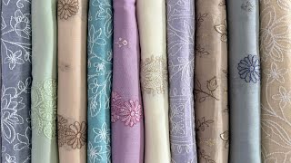 Luxury Lawn Embroidered with Embroidered Voile Dupatta | New Arrivals 2026 | Summer Collection