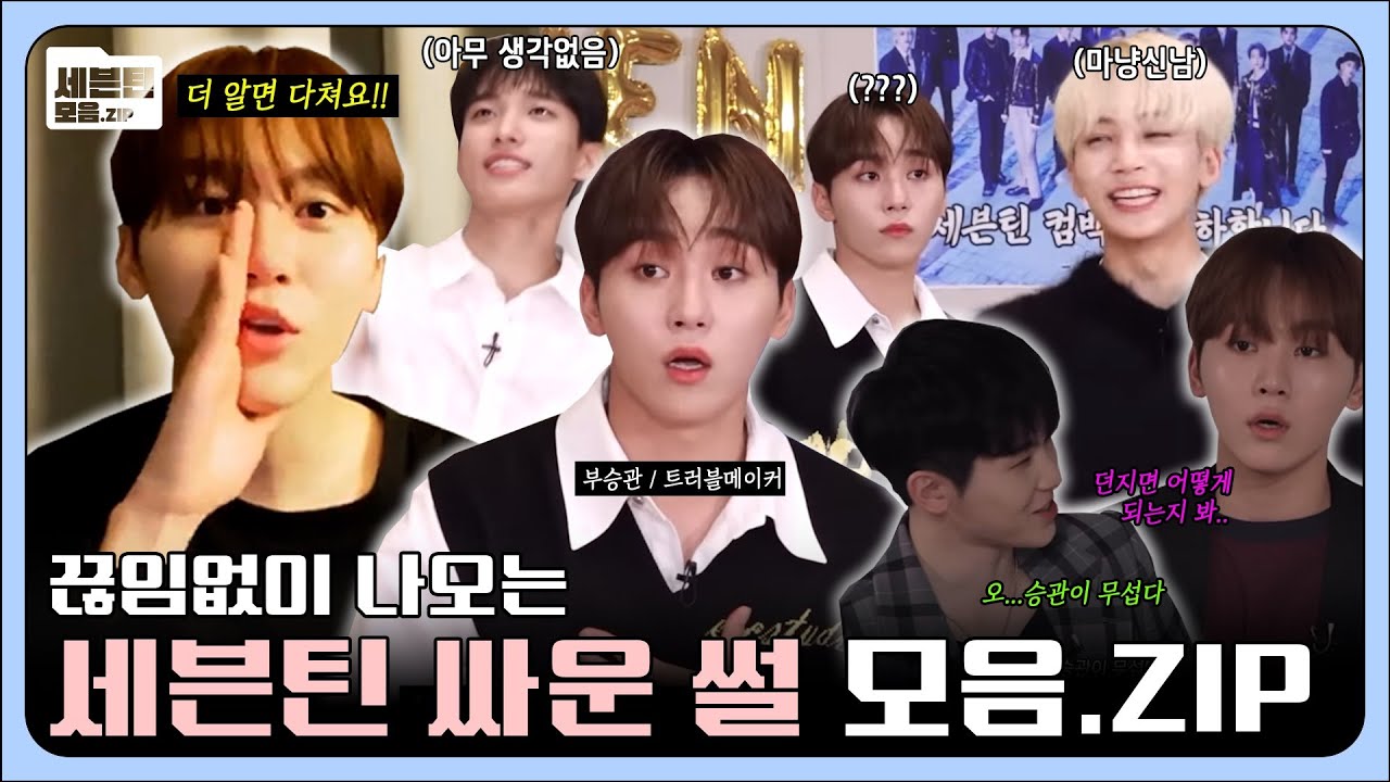[세븐틴 모음.zip] 끊임없이 나오는 세븐틴 싸운 썰 모음집 | 정한 준 민규 도겸 승관 디노